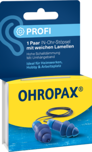 OHROPAX<sup>®</sup> Profi 1 Paar – bei kurzzeitiger Lärmbelastung