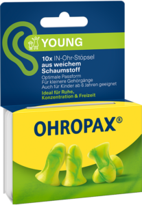 OHROPAX<sup>®</sup> Young 10 Stück – ideal für kleinere Gehörgänge