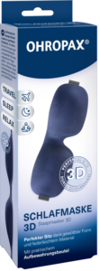 OHROPAX<sup>®</sup> Schlafmaske 3D marine – besser schlafen