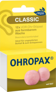 Product image of OHROPAX® Classic 12 Stück – Verpackung papierbasiert